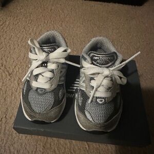 New Balance 990v6 Infant Boys Gray Sneakers